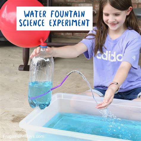 how to make a fountain experiment